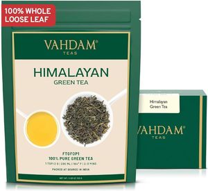 VAHDAM, Himalayan Green <b>Tea</b> Leaves (50+ Cups, 3.53 Oz) - Product Image 1