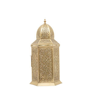 Linterna de iluminación marroquí, linterna colgante de forma personalizada, Lámpara decorativa con portavelas para el hogar, decoración navideña a bajo precio - Product Image 4