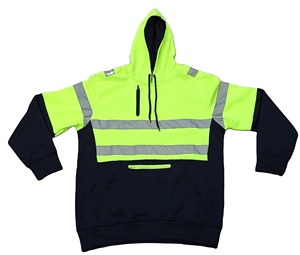 Sudadera de Algodón Reflectante de Alta Visibilidad, Ropa de Trabajo de Invierno, Camisa de Seguridad, Sudaderas con Capucha de Manga Larga - Product Image 5