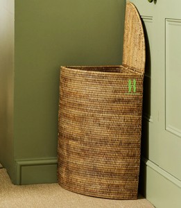 BEST SELLER!Handwoven Rattan <b>Basket</b>,<b>Large</b> <b>Wicker</b> <b>Basket</b>,Portable Rattan Storage <b>Basket</b> Home Bathroom Living Room Storage - Product Image 2
