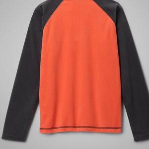 Sweat-shirt à col montant et fermeture éclair quart de tour, coupe décontractée, tissu respirant, look tendance, de haute qualité, pour garçons - Product Image 6