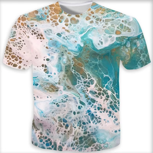 Camiseta de calidad premium para hombre Nuevo estilo Diseño de sublimación Poliéster/Algodón Tejido de punto Impresión digital - Product Image 3