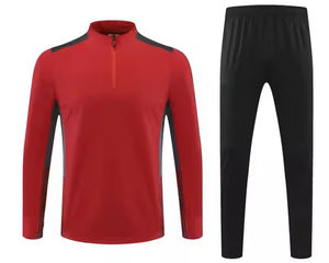 Conjunto de chándal para hombre, Sudadera con capucha atlética de tela transpirable ligera de ajuste regular y joggers para entrenamiento y ropa informal - Product Image 5