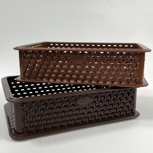 Véritable plateau alimentaire rectangulaire en plastique PP inodore non toxique taille personnalisée OEM ODM service disponible - Product Image 3