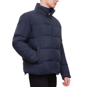 <b>Duck</b> Down Filled Men's Puffer Coat Ultra <b>Light</b> Down Coat Men for Winter Streetwear Puffer Jacket Denim Style Bomber Jackets - Product Image 2