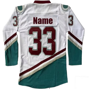 Vente en gros maillot de hockey sur glace unisexe personnalisé vêtements de sport pour hommes uniforme d'entraînement transfert de chaleur imprimé serviette en polyester respirant - Product Image 3