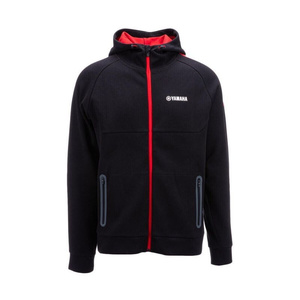 Sudadera con Capucha Durban para Hombre de Yamaha en Negro/Rojo B22FT102E00, Felpa Francesa Informal con Diseño de Cremallera, Temporada de Otoño, Tallas XS-XXL - Product Image 1