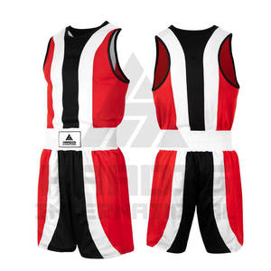 ชุดชกมวยสำหรับผู้ชายชุดชกมวยสำหรับผู้ชายดีไซน์โลโก้ตามสั่งสีล่าสุด - Product Image 1