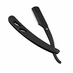 Straight Razor Stainless Steel Blade Stainless Steel Handle Single Blade for <b>Men</b> Body <b>Bikini</b> Face Barber Shop Use - Product Image 1