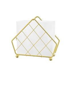 Gran oferta, servilletero de Metal decorativo para mesa, último modelo, chapado en oro para uso doméstico en Hotel, precio al por mayor - Product Image 4