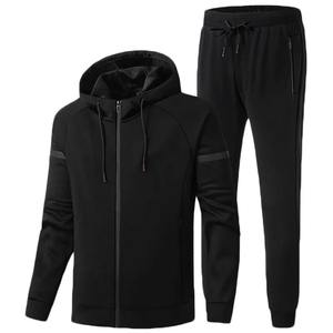 Conjunto Deportivo Unisex Estilo 2026, Ropa Deportiva para Hombre, Primavera, Cortavientos, Sudadera con Capucha para Gimnasio, Traje Deportivo Clásico de Poliéster, Conjunto para Correr y Trotar - Product Image 3