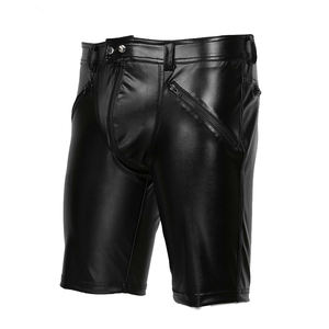 High Quality Plus Size <b>Shorts</b> with Front <b>Zip</b> Fashionable Design <b>Mens</b> Casual Summer <b>Shorts</b> Real Sheep Skin Soft Leather wear - Product Image 3