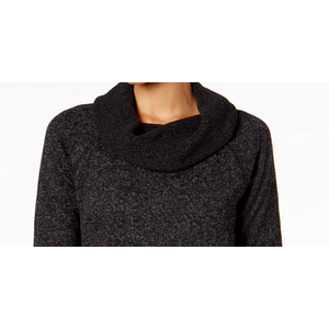Maglione Oversize Elegante da Donna Ideology, Collo ad Anello, Taglia XX Large, Nero - Product Image 2