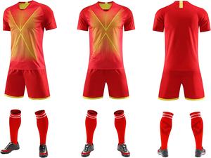 Custom Made Sublimation Sports Team Wear Polyester Unisex Soccer <b>Jersey</b> <b>Short</b> Set Soccer Uniforms - Product Image 5