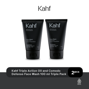 คาห์ฟ ทริปเปิ้ล แอคชั่น ออยล์ แอนด์ โคเมโด ดีเฟนซ์ เฟซ วอช 100 มล. อัลตร้า แอบซอร์บ ชาร์โคล เอเอชเอ บีเอชเอ พีเอ มอยส์เจอไรเซอร์ - Product Image 2