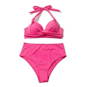 Ropa con Patrón Geométrico Asimétrico Innovador, Textil Transpirable y Ligero de Alto Rendimiento, Bikini de Playa para Mujer - Product Image 1