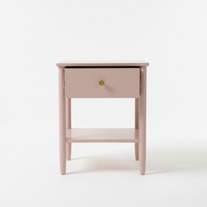 Mesa de Centro Moderna Color Rosa Pastel con Madera de Caucho Resistente y MDF para Comedor, Restaurante y Decoración del Hogar - Product Image 1