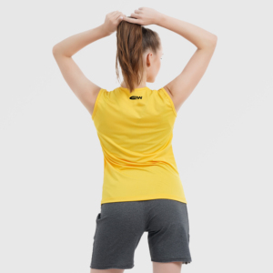 Vêtements de sport d'été pour femmes, vêtements de yoga personnalisés avec logo, vêtements de sport actifs, mode fitness, grande taille, débardeur uni en coton et bambou respirant - Product Image 2