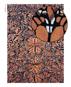 Alfombra de Lana y Seda Tejida a Mano, Diseño Nuevo 2025, Proveedor Mayorista Indio, HT-550, Geométrica Abstracta 3D, de Alta Gama - Product Image 5