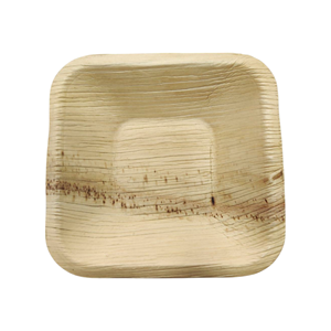 Cuenco para servir de hoja de palma Areca compacto cuadrado de 3,5 pulgadas de la mejor calidad Biodegradable para restaurante, hogar y catering - Product Image 1