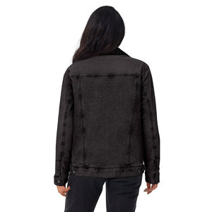 Giacca di jeans Unisex Sherpa foderata cappotti da uomo - Product Image 6