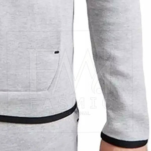 Survêtements de sport d'hiver pour hommes grande taille, design personnalisé, best-seller, avec fermeture éclair, grande poche, séchage rapide et respirant - Product Image 5
