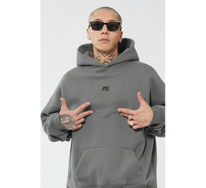 Sudaderas con Capucha Corta para Hombre, con Cremallera, Colores Personalizados, Gruesas, de Algodón, Estilo Holgado, Resistentes al Desgaste, Ropa Urbana para Hombre - Product Image 1