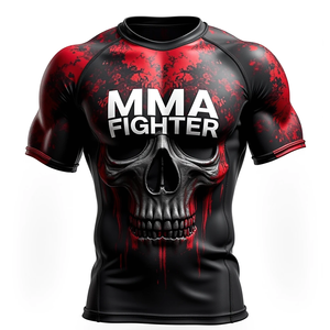 Rashguards de BJJ de Sublimación Premium de Alta Calidad, Impresión HD Personalizada, Duraderos para Entrenamiento de MMA, Transpirables, Elásticos, Anti-UV, de Secado Rápido - Product Image 5