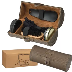 Kit de voyage personnalisé MARVIN, ensemble de nettoyage de chaussures avec gadgets personnalisés - Product Image 1