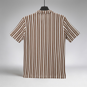 เสื้อเชิ้ตแขนสั้นลำลองคอปกสำหรับผู้ชาย ขายส่งสุดฮิต ใส่ได้ทุกวัน แฟชั่นหรูหรา ผ้าโพลีเอสเตอร์ 100% แห้งเร็ว เหมาะสำหรับฤดูร้อน - Product Image 2