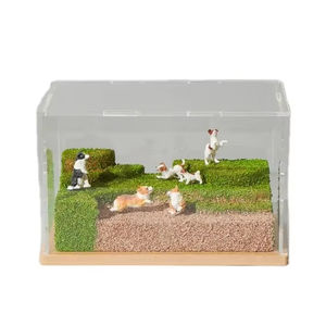 Figurines miniatures en résine de caméléon pour terrarium, décoration de maison de poupée, vente directe d'usine 2026-0123 - Product Image 1