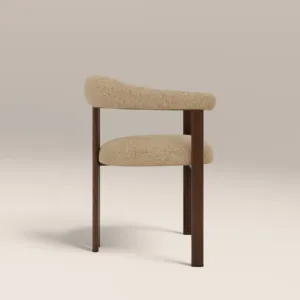 SILLA DE COMEDOR SINTERIOR SPECKLED LATTE & WALNUT ARBOR CARVER - Product Image 3