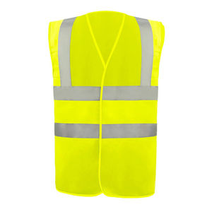 Custom Hi Vis Breathable Waterproof Polyester Mesh Construction Safety Vest Casual Style Plus Size with Reflective Work Features - Product Image 5