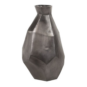 Venta caliente jarrón de metal de diseño martillado de aluminio plateado hecho a mano para decoración del hogar precio al por mayor - Product Image 4