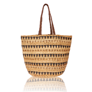 Sac fourre-tout bohème en jute écologique, design ouvert, idéal pour la plage et les voyages d'été - Product Image 4