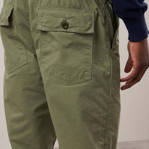 Venta caliente OEM Fabricante de aduanas Hombre Pantalones de algodón Cintura de alta calidad Raya Chino pantalones de hombre Recto curvo a rayas - Product Image 4