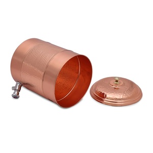 Dispensador de agua de cobre de Venta caliente para el hogar, Hotel y restaurante, beneficios de cobre para la salud, vasos de diseño moderno para fiestas - Product Image 1