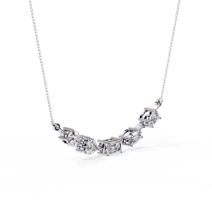 Collier en or 18 carats avec diamant cultivé en laboratoire pour femmes, magnifique accessoire - Product Image 2