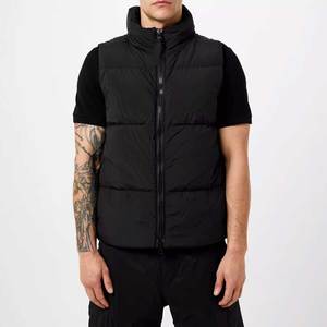 Chaleco Acolchado de Lona Unisex al por Mayor, de Alta Calidad, Ultrasuave, Ligero, Impermeable, Ecológico, con Capucha, Informal, sin Mangas, para Invierno - Product Image 6