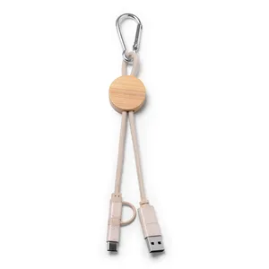 Cavo di Ricarica USB 4-in-1 Ecologico Adlson per Gadget Promozionali - Product Image 3