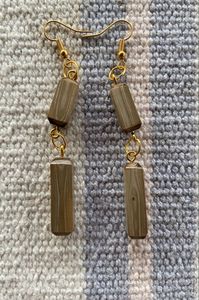 Gréement 2024 hosteler bohème bois naturel boucles d'oreilles géométrique épissage creux déclaration en bois boucle d'oreille pour les femmes - Product Image 2