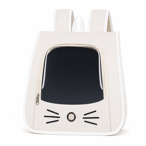 Sac à dos de transport transparent pour animaux de compagnie, pliable, respirant, résistant aux griffures, pour chat et chien - Product Image 1