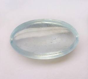 Aigue-marine véritable Cabochon lâche Pierre aigue-marine bien polie Gemmes aigue-marine Welo Gemstone pour la fabrication de bijoux - Product Image 4