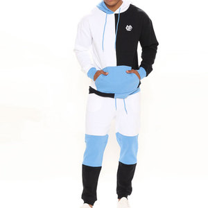 Chándal Deportivo para Hombre 100% Algodón al por Mayor, Calidad Premium, Diseño Personalizado, Patrón Sólido, Contraste de Color, Transpirable, Ligero, 300g - Product Image 1
