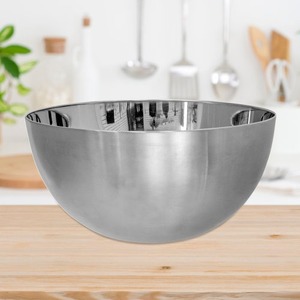 Bol de service classique naturel de qualité Designer Choice Saladier en aluminium du milieu du siècle Vaisselle décorative ronde Bol en métal - Product Image 6