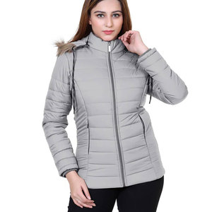 Wholesales Price Women Winter Short Padded Puffer Coats <b>Jackets</b> Outwear Thick Padding Puffer <b>Jackets</b> With Hood - Product Image 6