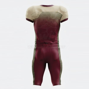 Uniforme de Fútbol Americano Deportivo, Jersey Elástico Cómodo y Pantalones de Fútbol Reforzados para Partidos de Liga y Escolares - Product Image 3