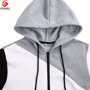 Sweat-shirts à capuche pour hommes de qualité supérieure, 100% coton polaire, séchage rapide, respirant, vêtements de rue - Product Image 3