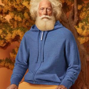 Sudaderas con capucha bordadas personalizadas de lana de algodón de alta calidad Terry francés pesado con cremallera en blanco - Product Image 1