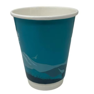 Tazas de papel de pared dobles desechables coloridas para bebidas calientes té y fiestas - Product Image 1